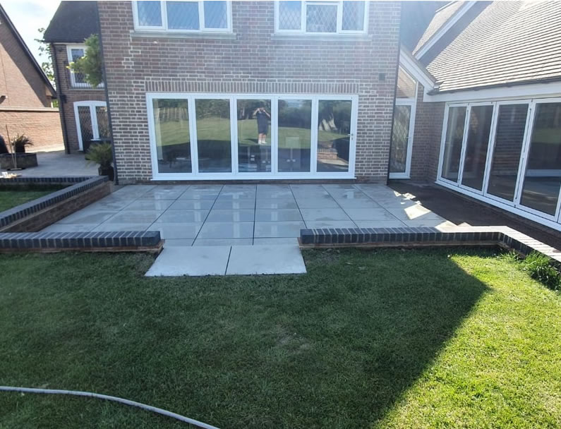 Stone Patio In Haddenham