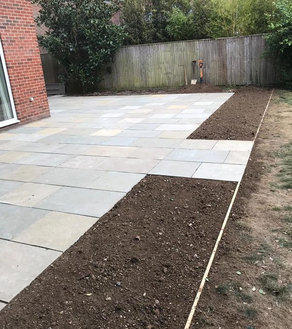 New House Patio In Oxfordshire
