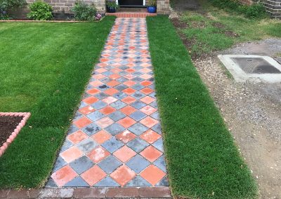 Reclaimed Quarry Tile Path In Oxford