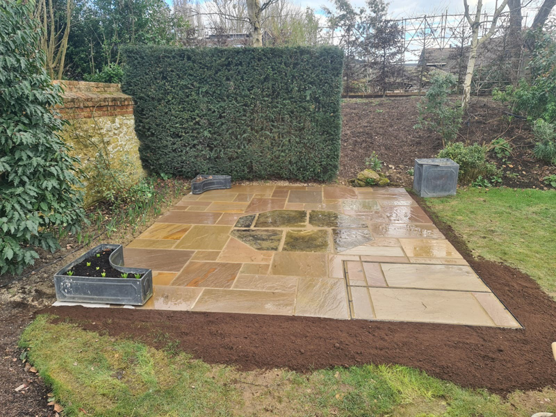 Patio For House In Oxfordshire