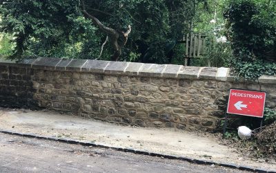 Rebuilt Stone Wall – Thame