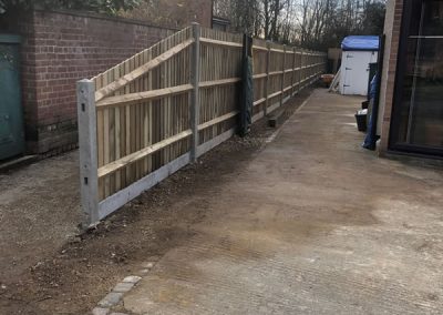 New Close Board Fence In Oxford