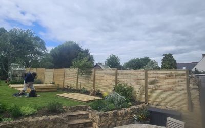 New Fence In Cuddesdon, Oxfordshire