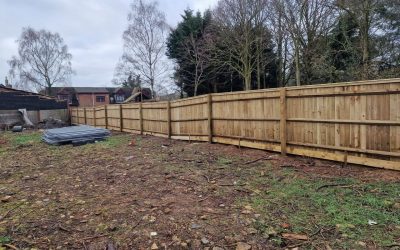 Close Board Boundary Fence – Leighton Buzzard