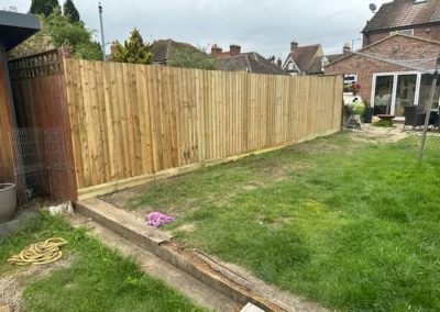 New Close Board Fence – Thame, Oxfordshire
