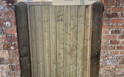 New Gate & Posts Installed – Long Wittenham
