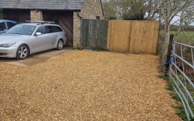 New Gravel Driveway Installation – Islip, Oxfordshire