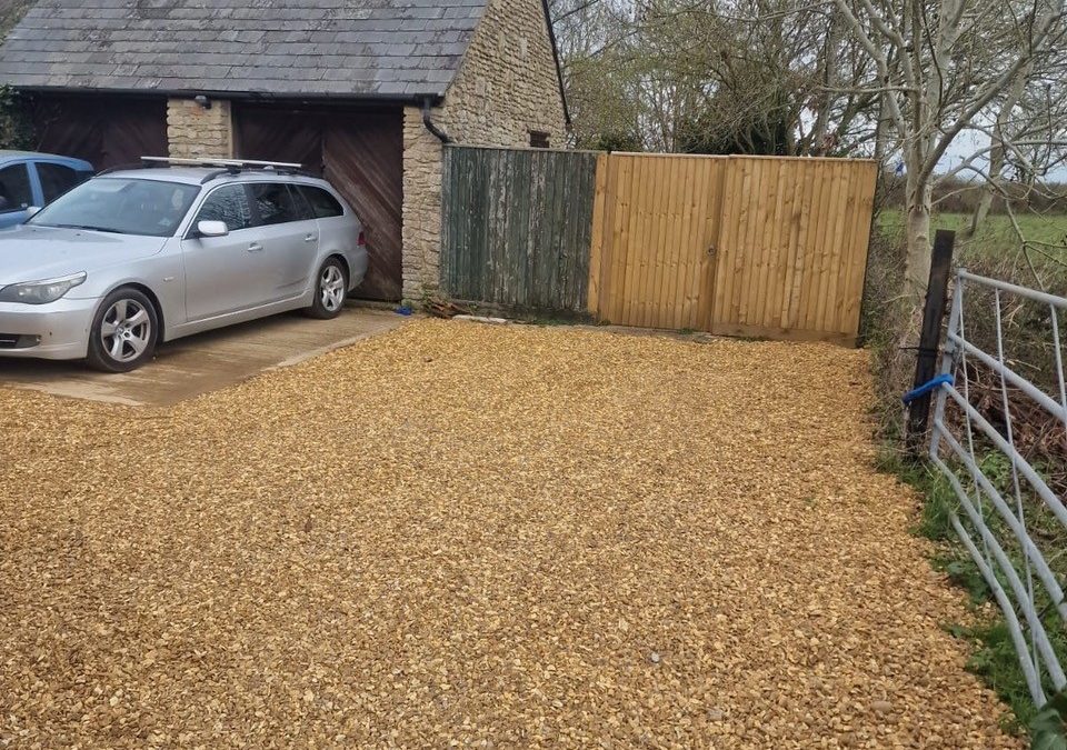 New Gravel Driveway Installation – Islip, Oxfordshire