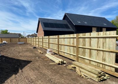 Close Board Fencing For A Housing Development – Wallingford, Oxfordshire