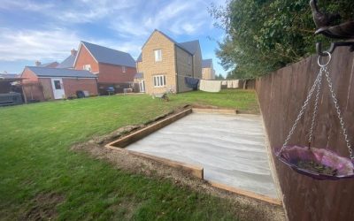 Concrete Base For Garden Swimming Pool – Bicester