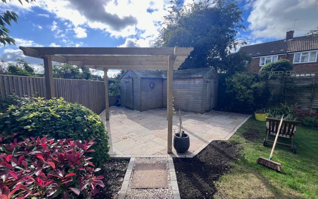 New Patio & Pergola Installation – Thame