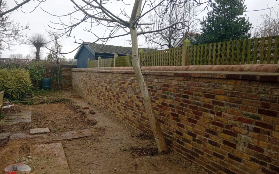 Brick Wall Rebuilding – Oxford