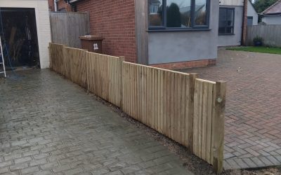 Front Garden Wall Removal & Fencing – Benson