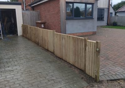 Front Garden Wall Removal & Fencing – Benson